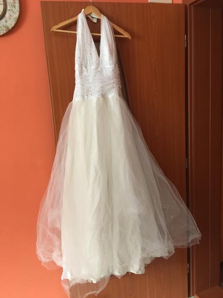 Krasne svadobne /plesove saty,dlhe, xs