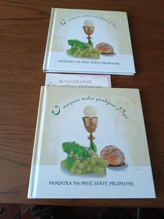 Kniha k 1. svätému prijímaniu 2ks, 
