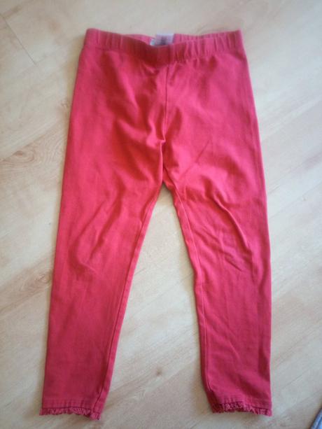 Červené legíny super stav, next,116