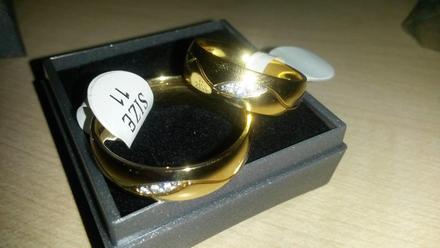 Obrúčky chirurgická oceľ nové, 