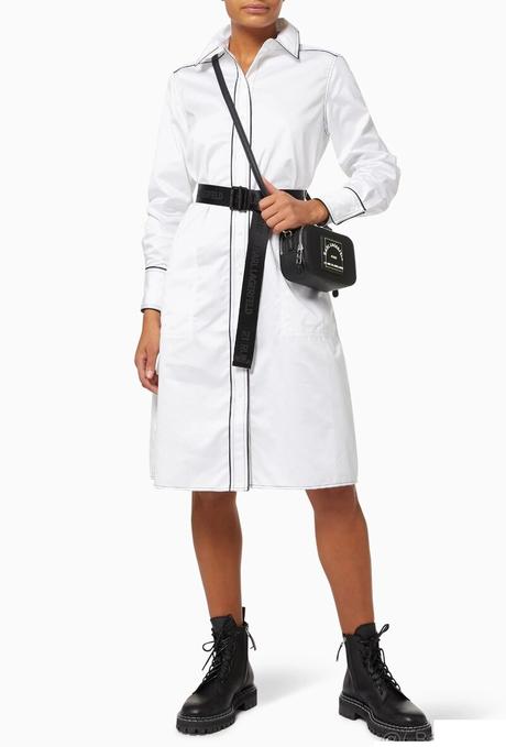 Košeľové šaty karl lagerfeld originál vel.s-m, 36 / 38 / m / s