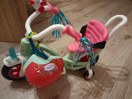 Baby born bicykel+prilba, 