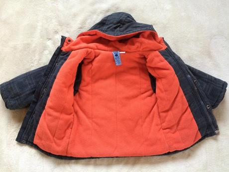 Teplucka vetrovka s kapucnou (2-3 yrs), pumpkin patch,98