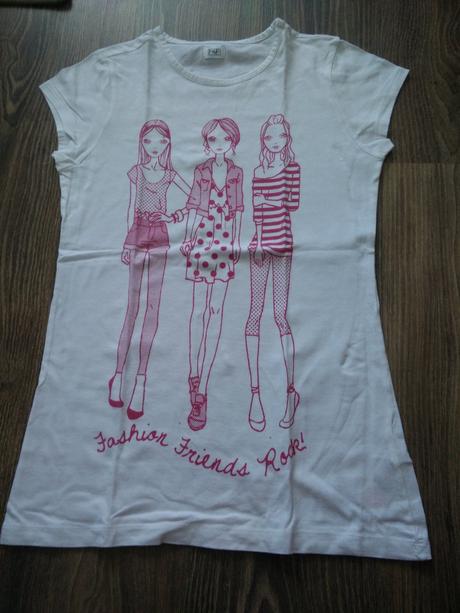 Dievčenské tričko, f&f,164