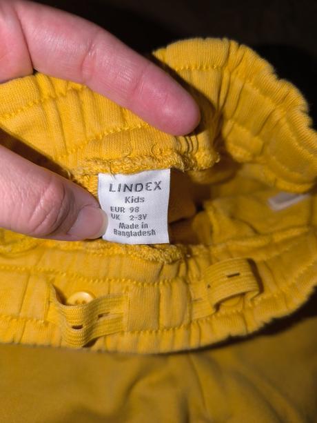 Lindex tepláky so spevnenými kolenami, lindex,98