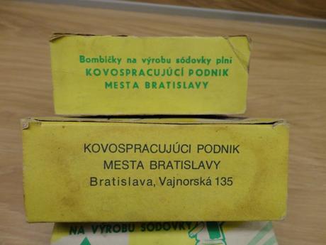 Bombičky na výrobu sódy - retro,