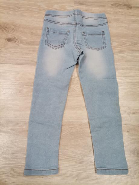 Dievčenské bledomodré riflove džeginy, pepco,104