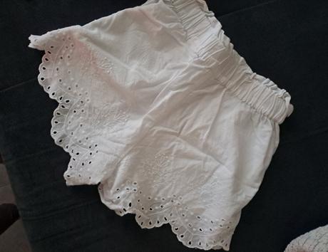 Šortky krajkové, h&m,xs