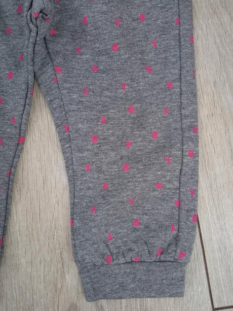 Dievčenské tepláky s písmenkami (9-12 mes.), fagottino,74