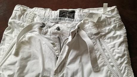 Kratke biele nohavice ham, h&m,110