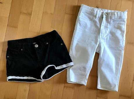 2x krátke nohavice, dopodopo,128