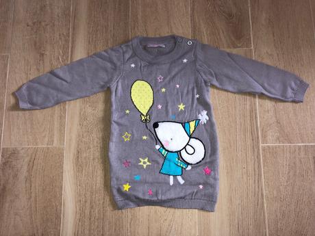 Predĺžený svetrík/ šaty, pepco,86