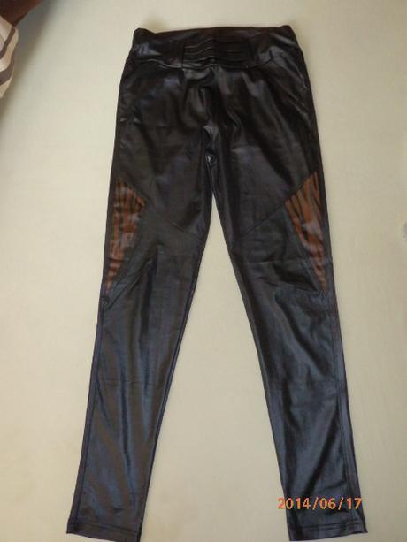 Leginy cierne leskle, xl