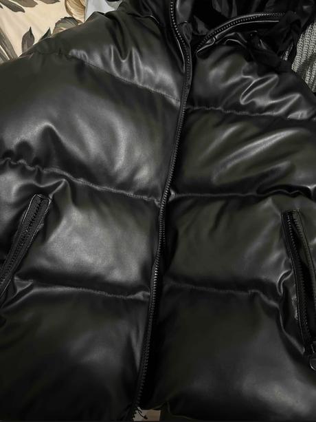 Puffy bunda kožená, m