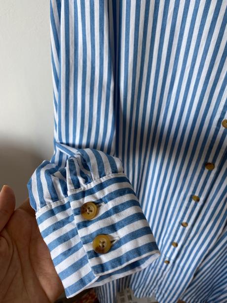 Predĺžená košeľa šaty vila, 36