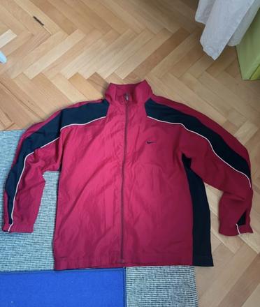 Nike červená retro bunda, nike,l
