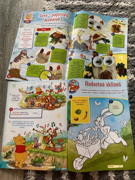 Medvídek pú, peppa pig, moje kamarátka conni, 