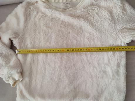 Úžasný kožuštekový svetrík,top, zara,140