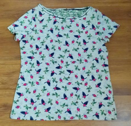Tričko vtáčiky, new look,l