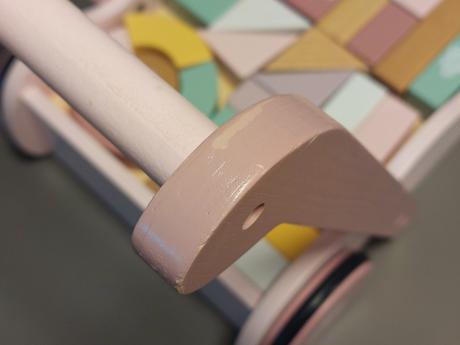 Drevený vozík little dutch s kockami, 