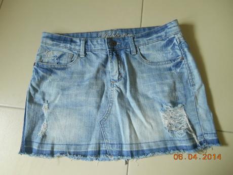 Riflová sukňa, fishbone,m