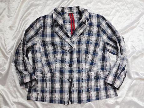 Damsky kvalitny karo blejzer/sako, 48