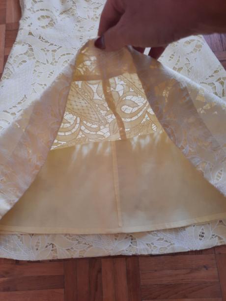 Dámske krajkové šaty, h&m,36