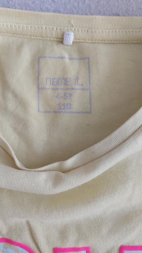 Tričko žlté name it 110, name it,110