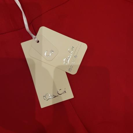 Xs/s červené elegantne nohavice, s