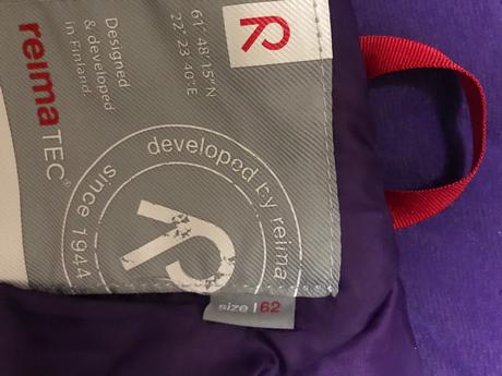 Reims zimna kombineza 62-68, reima,62