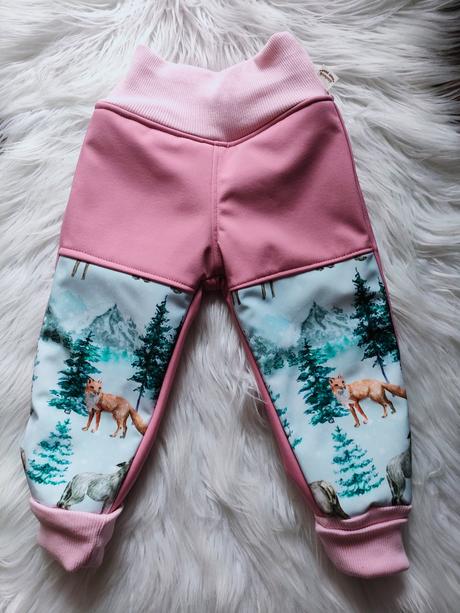 Zimušne softshellove nohavice, 74 - 140