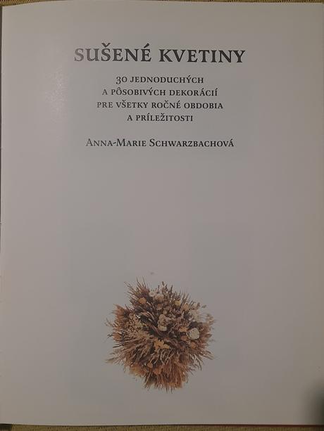 Sušené kvetiny - anna-marie schwarzbachová,