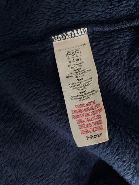 Župan detský 104, f&f,104