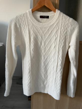 Sveter biely, m