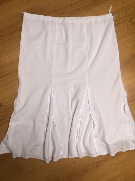 Biela sukňa, 4xl