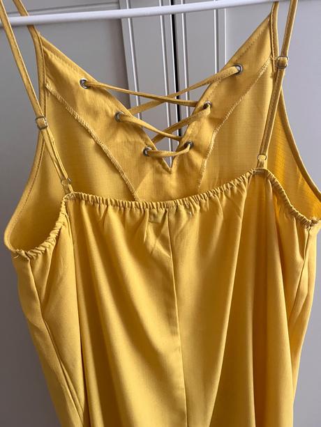 Žlte letne saty uni, 