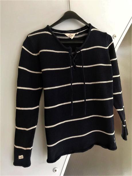 Hrubší bavlnený pulóver, xl