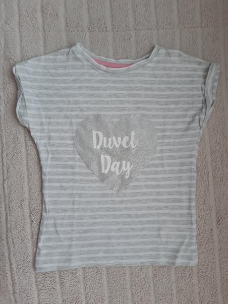 Tricko sivé leskle srdiecko 104/110, f&f,104