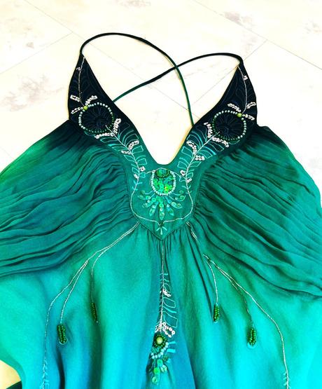 Smaragdový top fairycore, 40