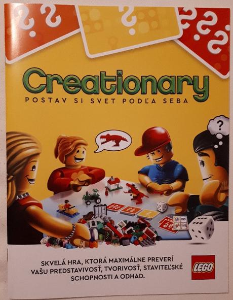 Lego spoločenská hra creationary, 