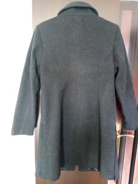 Tehotenský kabát veľ. 42 šedý tmavý, bonprix,42