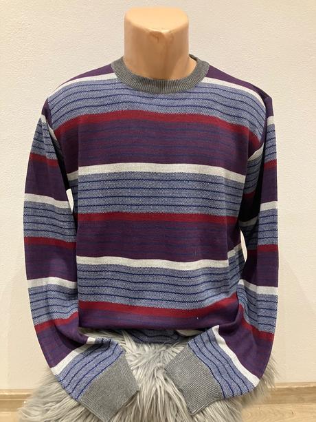 Pánsky pásikavý sveter pierre cardin (m), pierre cardin,m