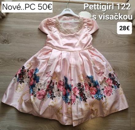 Krásne dievčenské šaty 120/122, 122