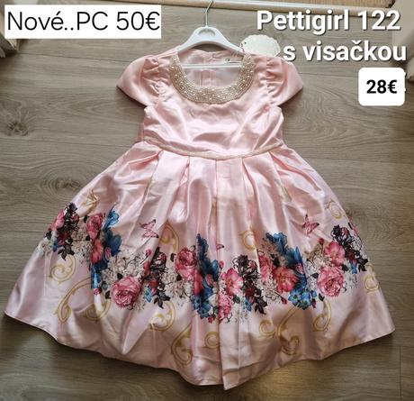 Krásne dievčenské šaty 120/122, 122