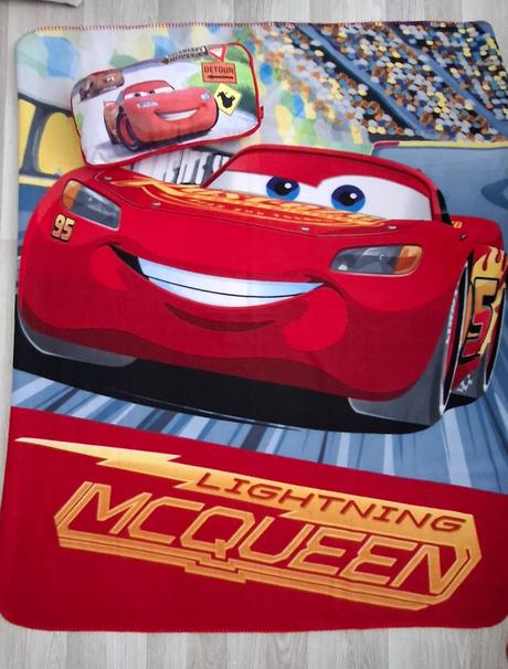 Deka a vankúš cars mcqueen, šírka (cm): 150,dĺžka (cm): 120