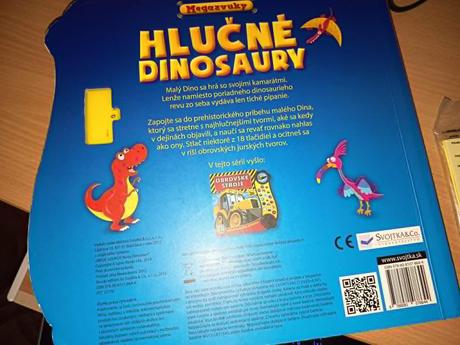Hlucne dinosaury, zvuková kniha,