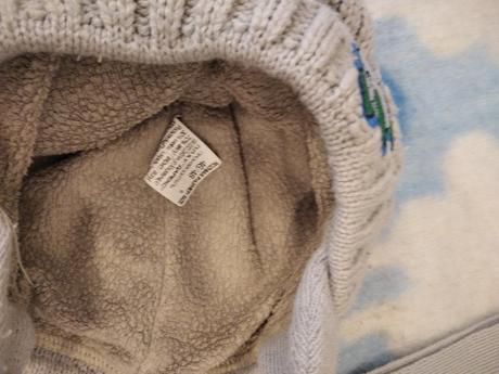 Zimná čiapka s šálom veľkosť 46/48cm, 46