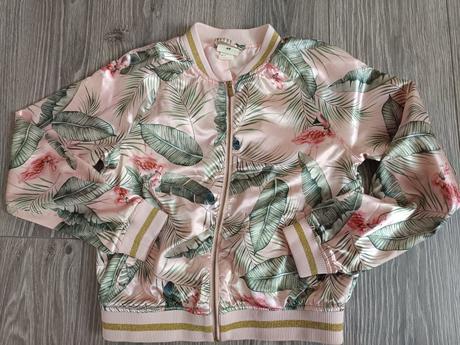 Saténová bundička, h&m,146