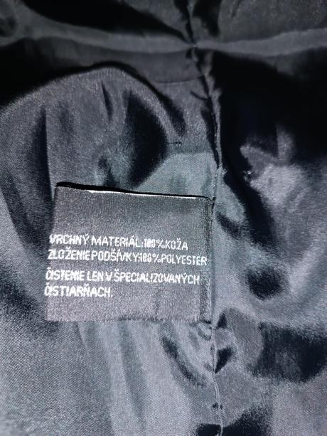 Kožená bunda k cero, 5xl