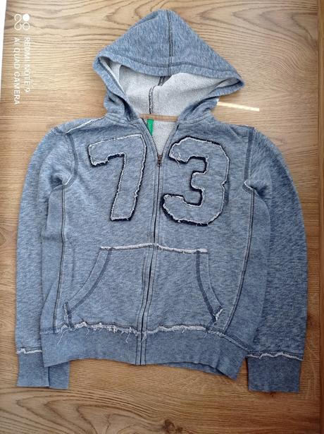 Modrá mikina, benetton,146